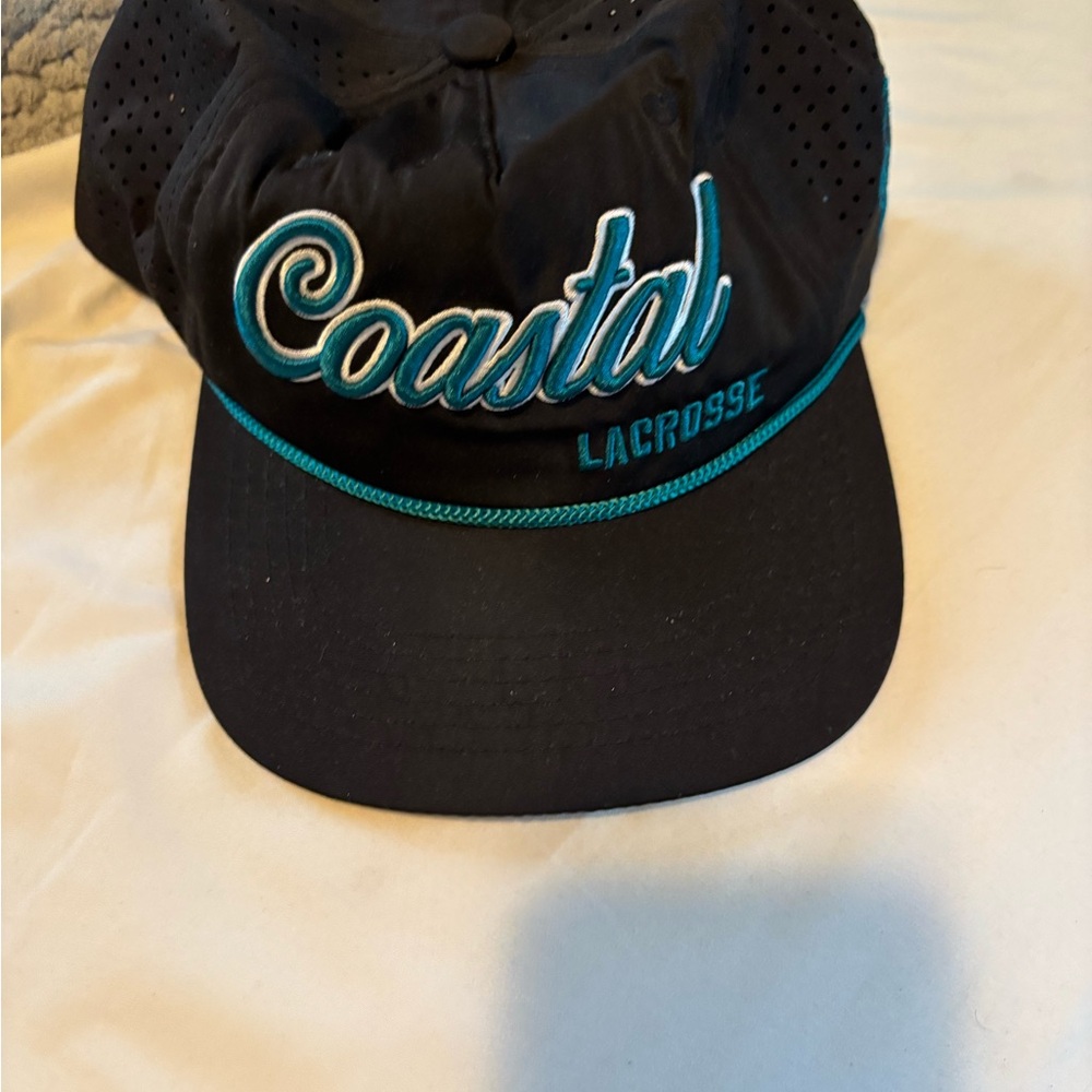 Coastal Carolina Lacrosse Black & Teal Men's Rope- Cap